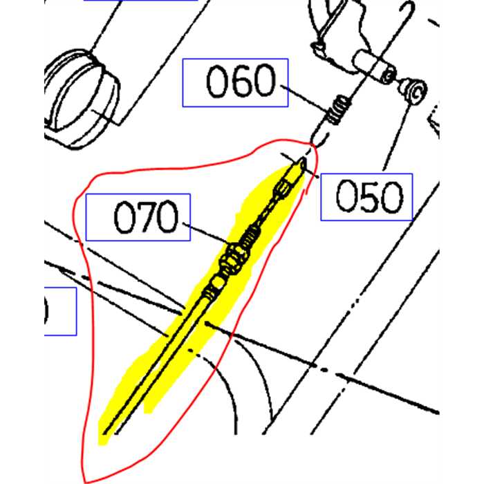 Cable de traction KUBOTA w5019 - w5021 - w6021, 6566142280, 65661-4228-0