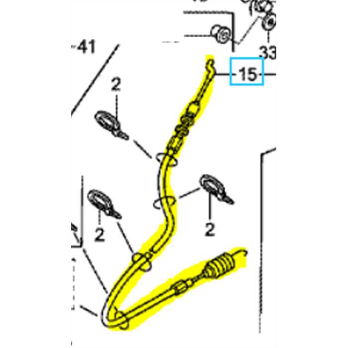 Cable de traction HRX476c sde, 54510-VK8-951