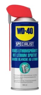 Spray lithium blanc WD40 400ml, 49390WD40S