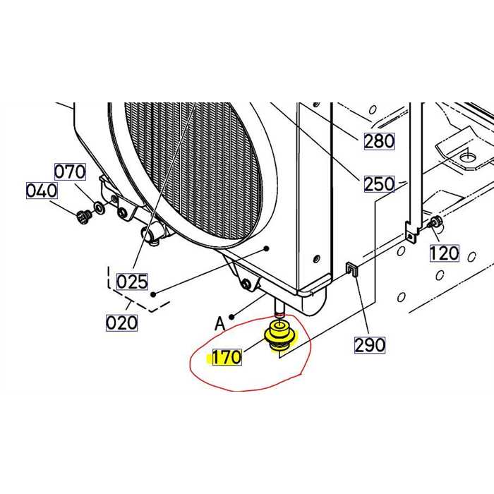 Amortisseur de support radiateur KUBOTA BX2200-G18-GR1600-T1600-TG1860, 1685172190, 16851-7219-0