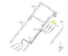 CABLE DE CHANGEMENT DE VITESSES ISEKI SW521, 250052000310, 6300022, 630-0022, 2500-520-003-10