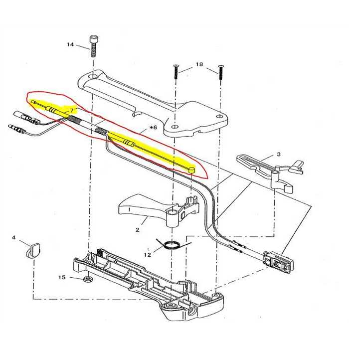 Cable de gaz Robin NB411, 6355004020, 635-50040-20, 168621-5