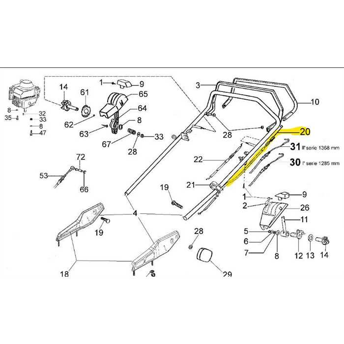 Cable de traction efco MR534VBT, 8202031ER