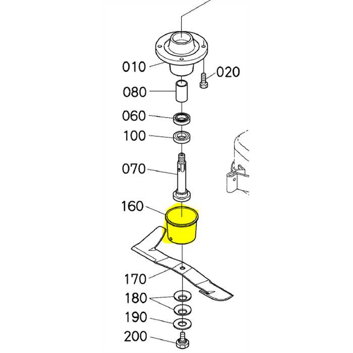 Bol de protection cache poussière axe de lame KUBOTA GR1600, K5617-34312, K5617-3431-2, K561734310, K5617-3431-0