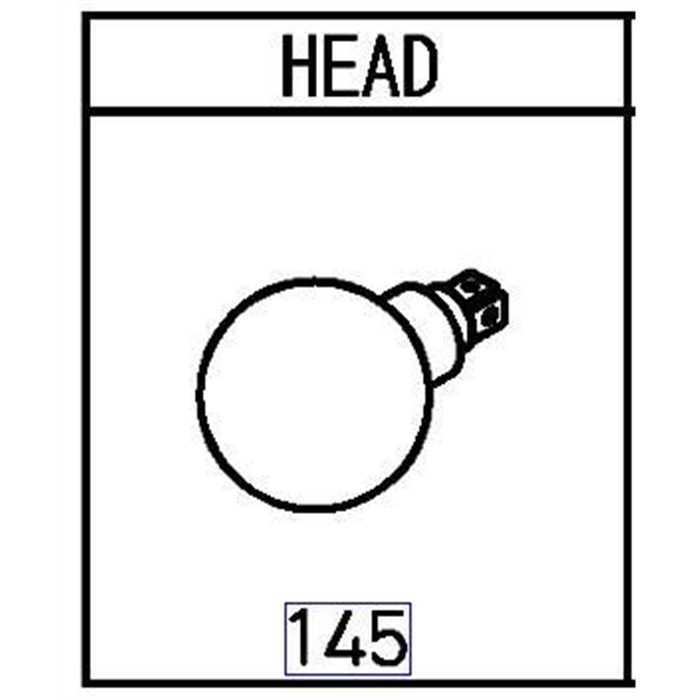 Ampoule phare avant KUBOTA série B-BX-L-ST-STW, 6C35654030, 6C356-5403-0