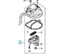 Cache culbuteur GX25, 12310Z0H010, 12310-Z0H-010