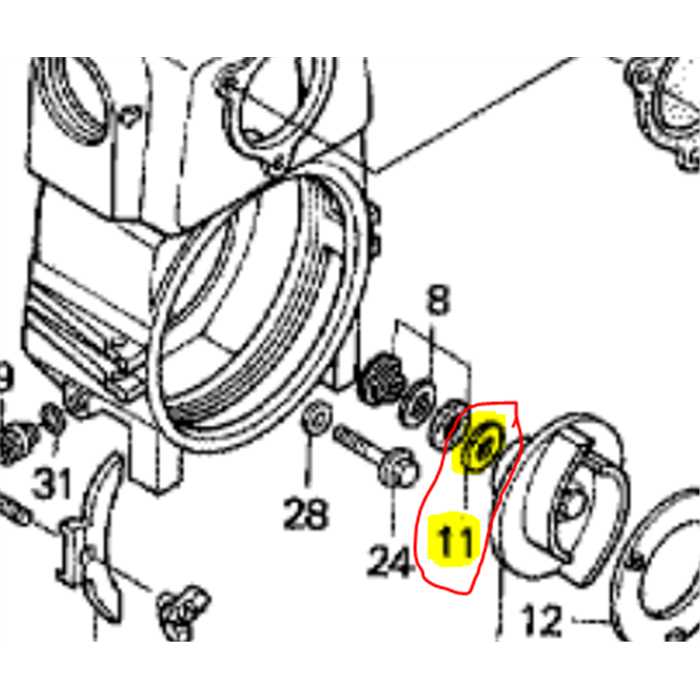 Cale de réglage carter de pompe HONDA WT20, 78122YB8003, 78122-YB8-003