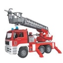 Camion de pompiers avec grue et sirène, U02771