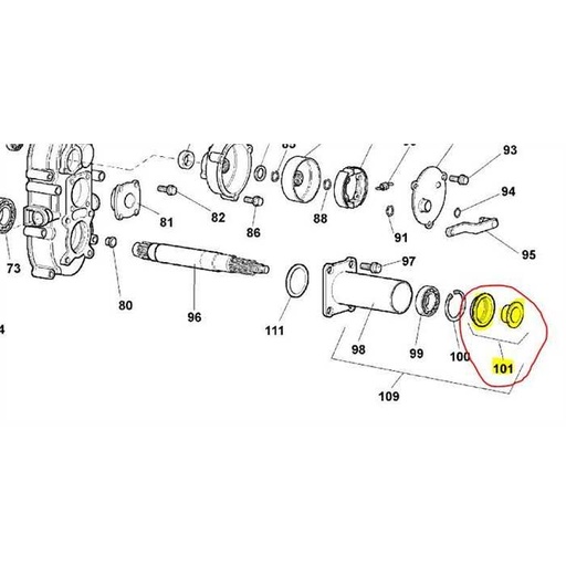 [AC-40380] 040380 anello di tenuta 30 x 55 x 18, 40380, AC40380