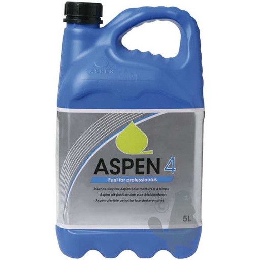 [ASPEN 4T 5L] Bidon Aspen 4 Temps 5 litres, ASPEN 4T 5L, 7330045961077, 058B, 058.B, 5455550010982, 7330045201081, 7330045962067