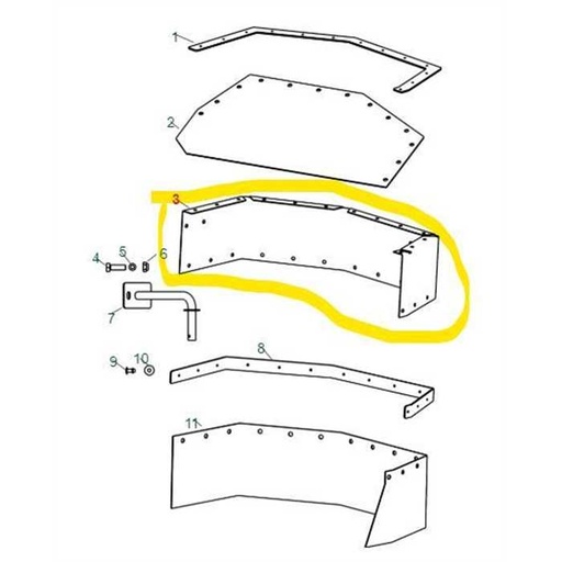 [LIM 4DA-C161Z] Carter avant Limpar WB Turbo H, 4DAC161Z, LIM4DAC161Z