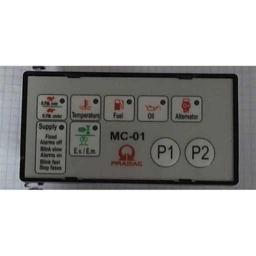 [G076400] Carte électronique de protection moteur MC-01 PRAMAC GBW22, 076400, GO76400