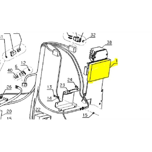 [ET30721] Carte électronique relais ETESIA H124Ds, 30721, ET30721