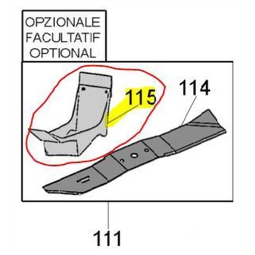 [AC-50616] Insert mulching tondeuse ACTIVE série 5400, 50616, AC50616