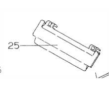 [80-1022-854-00] CLAPET DE TONDEUSE OREC, 80102285400, 80-1022-854-00