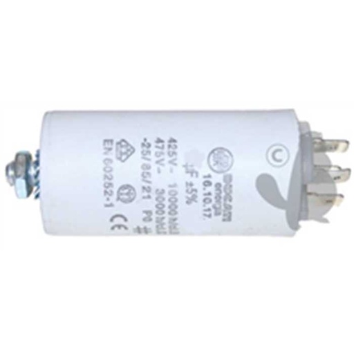 [2402491] Condensateur électrique universel 12 uf - Fixation M8 diam : 35mm H: 102mm, 240-2491, 2402491, FGP-013612