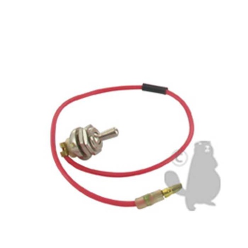 [22000-12231.] Contacteur Marche/arrêt avec écrou adaptable pour tronà§onneuse SHINDAIWA T25 C25 BP35 etc. .Rempl, 2303048, 230-3048