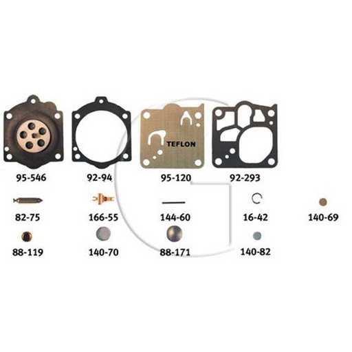 [K11-WG] Membranes d’origine - RB KIT WALBRO, K11-WG