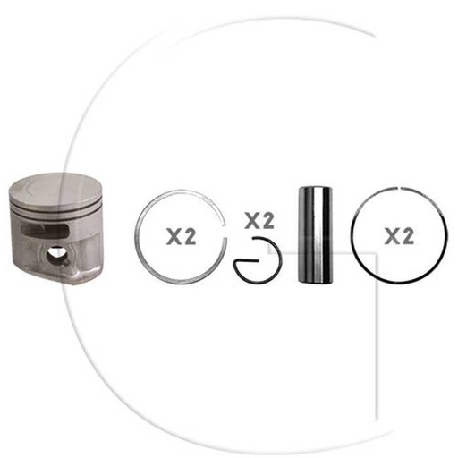 [3043-50447P] Piston complet POP UP HUSQVARNA / Mod. : 395, 3043-50447P