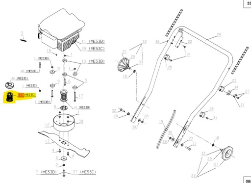 [ET43521] Accouplement dia.25, 43521, ET43521