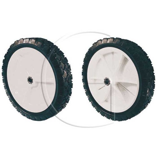 [1-4604] Roue en plastique SNAPPER / Orig. : 1-4604, 0130-02990