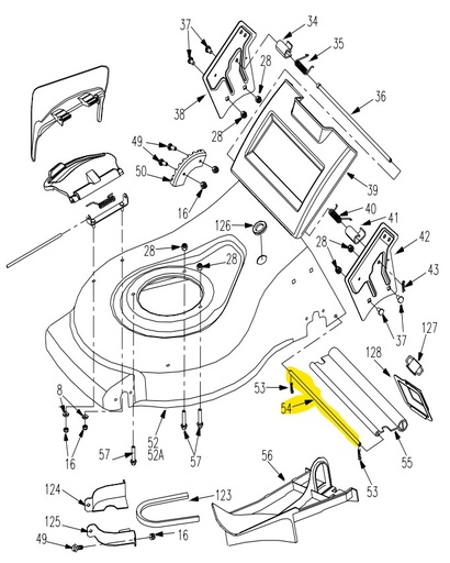 [MZ5002000006] Axe de bavette arrière GTM460SP1, MZ5002000006, MZ450XSS46-07, MZ450XSS4607