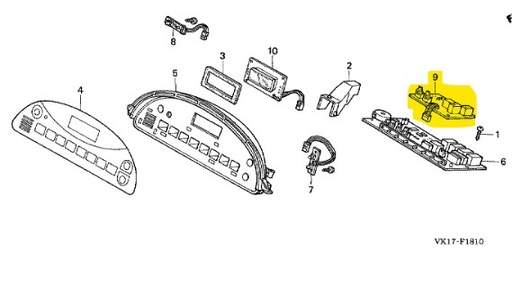 [80409-VK1-003] Carte électronique Honda HF2417, 80409-VK1-003, 80409VK1003