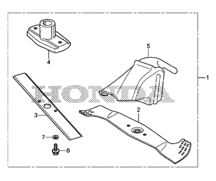 [06762-VH4-R21] Kit mulching HONDA IZY46SK à partir de 2022, 06762-VH4-R21, 06762VH4R21, 06762-VH4-R20, 06762VH4R20