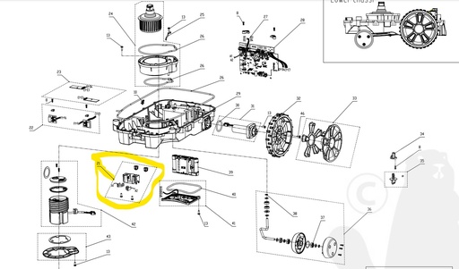 [RA31052355] Connecteur de charge Cramer RM1000, CRRA31052355, RA31052355