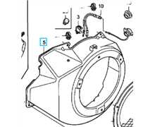 [19610-ZE2-010ZL] Couvercle aérateur moteur GX, 19610-ZE2-010ZA, 19610-ZE2-W00ZB