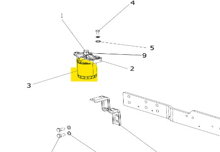 [703008219AFG] Filtre à mazout solis 26 SOLIS 24, FT6238, FILTRE SOLIS , FT6238G, P550057