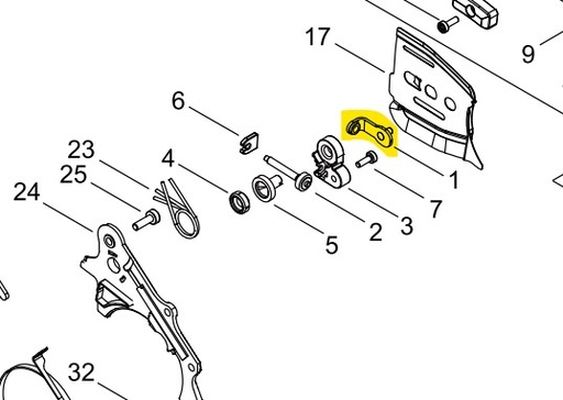 [C309-000210] Tendeur de chaine ECHO CS7310SX, c309-000210, c309000210, 	C309-000210, ECC309000210