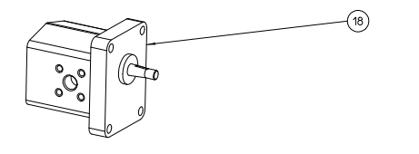 [BH 210 402 500] Pompe hydraulique ELIET Prof 5B 1p s2.5 1.6cc BH210402500, BH 210 402 500, BH210 402 500, BH210402500