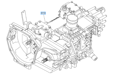 [K7571-91126] Boite de transmission complète Kubota RTV900, K7571-91126, K757191126