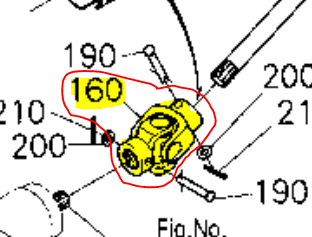 [K2561-16810] Cardan de transmission complet KUBOTA BX, K2561-16810, K256116810