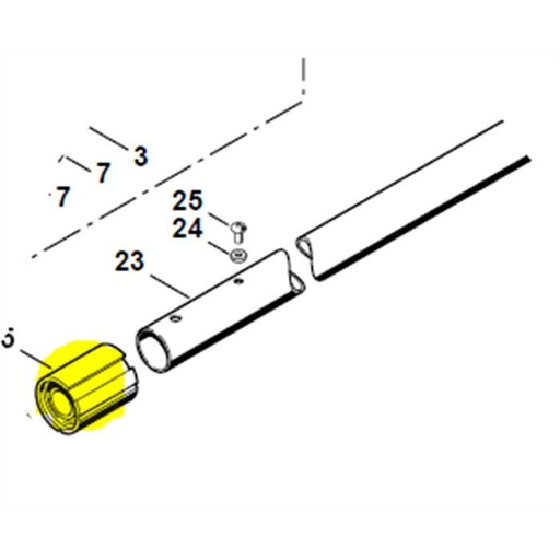 [4138-740-3205] Ctc tube STIHL ht75 - 101, 4138 740 3205, 41387403205