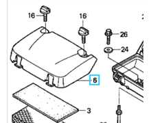 [17231-Z0A-000] Capot filtre a air GCV520-530 HF2216-2417-2315-2114, 17231-Z0A-000