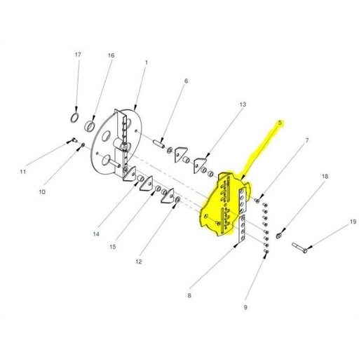 [CA000036] Disque rotor Carravaggi Bio 90, CA000036, CA 000036