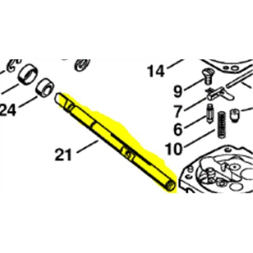 [4224-121-3000] Axe clapet de choke STIHL TS700, 42241213000, 4224-121-3000