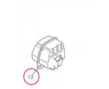 [72357-15111] Échappement avec pare étincelles Shindaiwa 394, A030000470, A030-000470, 7235775110, 72357-75110, 7235715111