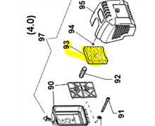 [AC-20731] Filtre a air ACTIVE 4.0 - Big 3.2 - Big 3.7, 20731, AC20731, 020731