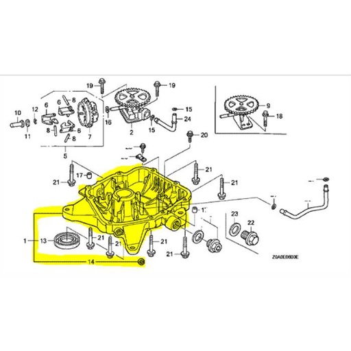 [11300-Z0A-010] Ens carter inf GCV520, 11300-Z0A-010