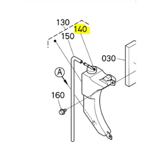 [16851-72400] vase d expansion KUBOTA GR1600-GR2100, 16851-72400