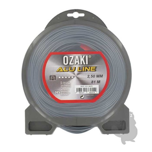 [151-2425] Coque fil nylon OZAKI ALU LINE - Longueur: 81m diam : 2 50mm, 1512425, 151-2425