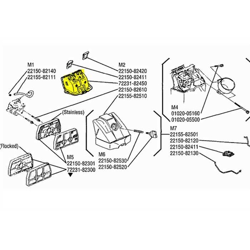 [72231-82450] Filtre air Shindaiwa 757, 7223182450, 72231-82450, SI7223182450 - obsolete-