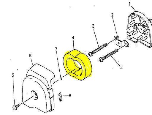 [KA40045AA] Filtre a air mousse Mitsubishi tu26, KA40045AA, 410-0101, 40045AA