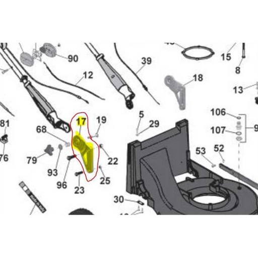 [AC-50350] Support de manche aluminium ACTIVE -> 2014, 50350, AC50350