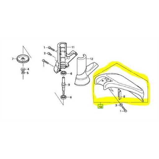 [80090-VJ5-003] Garand de protection complet Honda UMS425, 80090VJ5003, 80090-VJ5-003