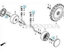 [94201-16120] Goupille roue avant Miimo, 94201-16120, 9420116120