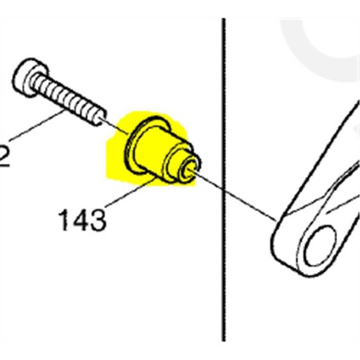 [038.213.160] Bague vis poignée frein de chaine Dolmar PS6400 PS7900, 038.213.160, 038213160